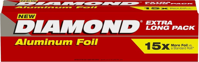 Diamond Extra Long Aluminum Foil - 120m x 30cm - Image 1